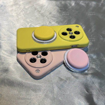 内置磁吸支架简约Find X8适用OPPO纯色Reno13新款一加12手机壳11PRO无线充电ACE5软硅胶X7ultra男女高级好看