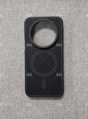 冷淡风黑色散热网洞壳磁吸充电适用IQOO15/13/12手机壳IQOO Z10/Z9 TURBO PRO透气防滑NEO10/11软边硬背板男