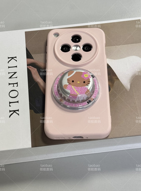 Find X8内置OPPO磁吸Reno12手机壳一加13瓶盖KT猫支架11无线充电ACE5卡通PRO可爱高级感好看网红新款男女适用