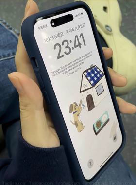 耐用简约宝蓝色iQOO13适用11S手机壳iqoo Neo10液态硅胶Z9TURBO+男女好看Z8纯色neo7竞速版6SE新款12PRO/9PRO