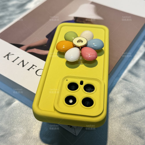 小香风花朵支架Nova12华为MATE60PRO+手机壳10PRO软硅胶9全包P70防摔7SE女8新款5创意50小众40简约30保护套11