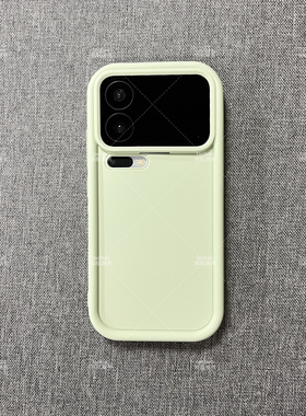 ins风低饱度浅绿色iQOO适用Z9TURBO+手机壳IQOO13气囊防摔12PRO小众肤感Z8全包Neo9男女10简约U5纯色6硅胶7se