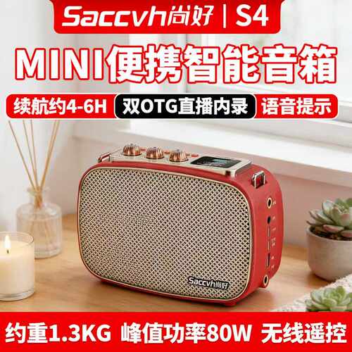 尚好s4电吹管专用乐器音箱官方旗舰二胡萨克斯S4音响户外K歌音响