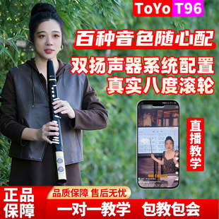 TOYO音悦师新款 T96电吹管乐器大全萨克斯琵琶二胡竹笛子可置换