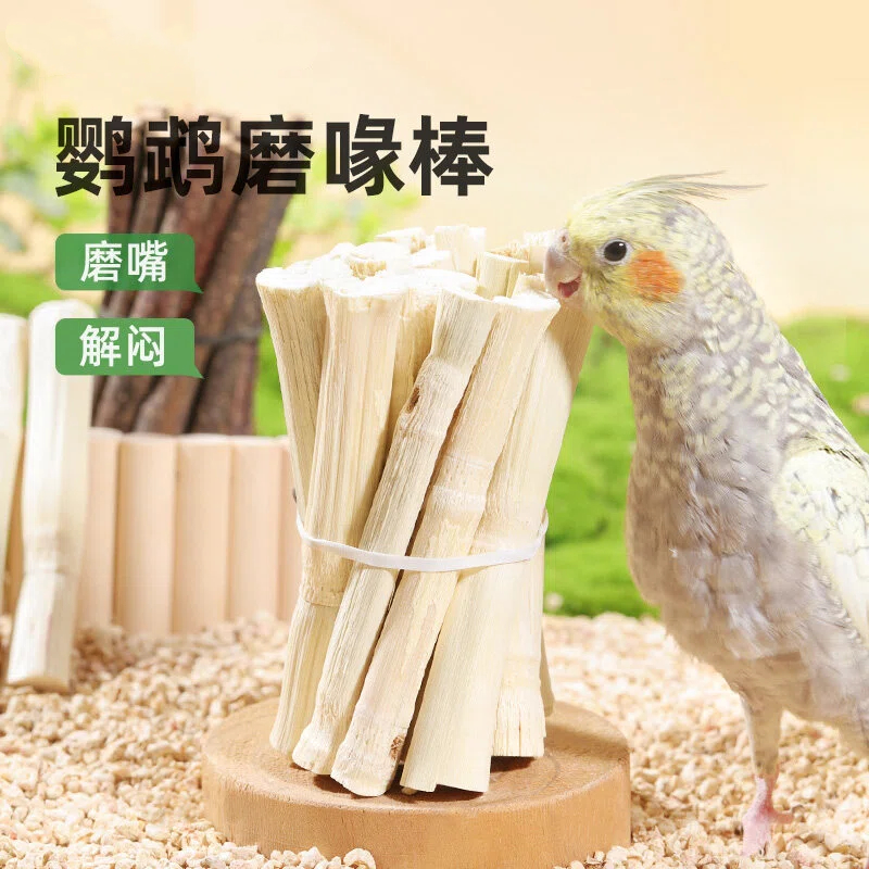 磨牙棒鹦鹉专用苹果枝天然啃咬