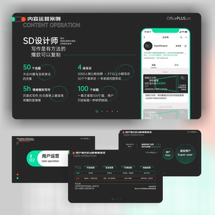 时尚新媒体运营观察报告28页PPT模板