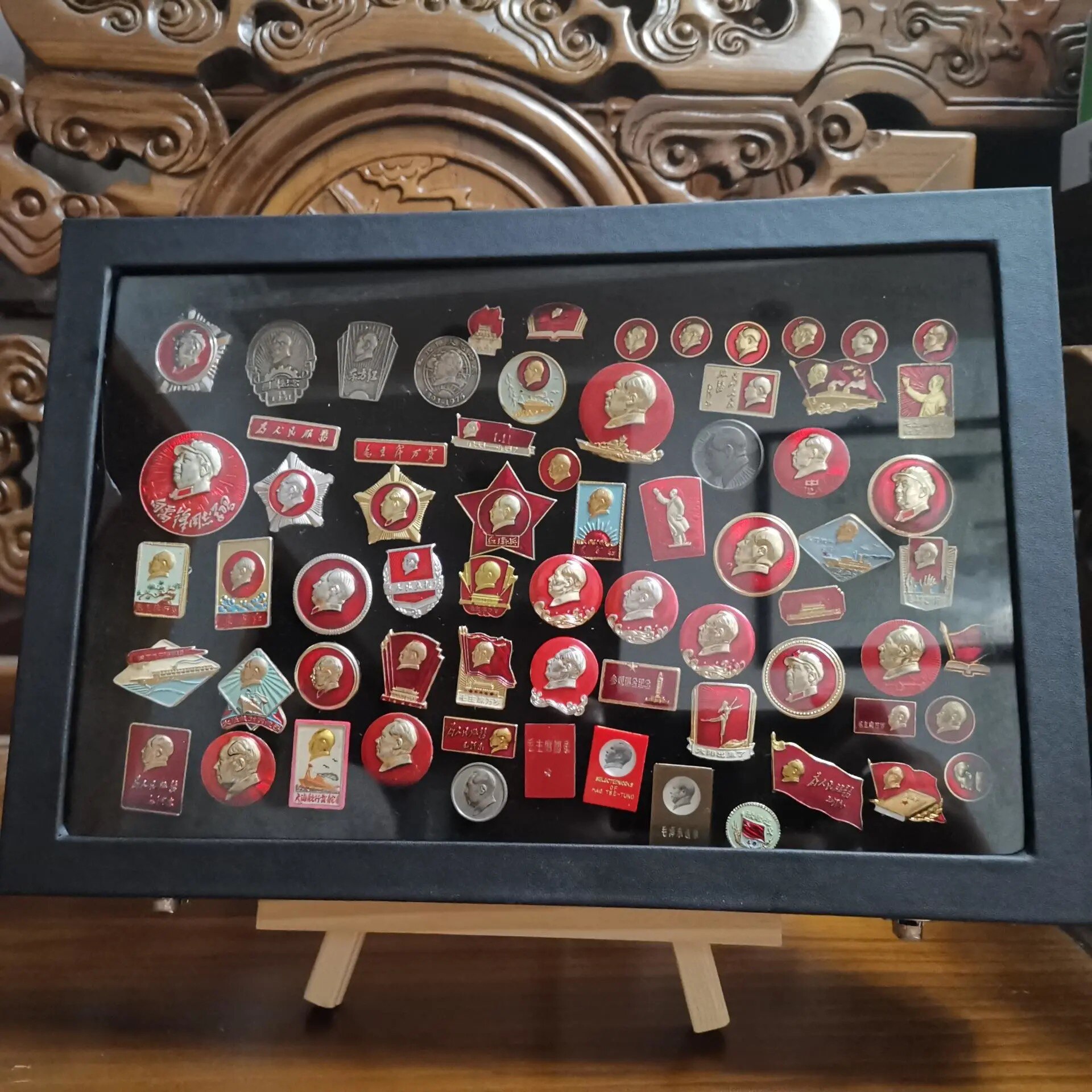 徽章收纳盒透明防尘袖章勋章收纳整理盒子奖牌挂墙展示金牌框摆台,饰品/流行首饰/时尚饰品新,首饰盒,淘宝优惠券,粉丝福利购,淘宝优惠卷