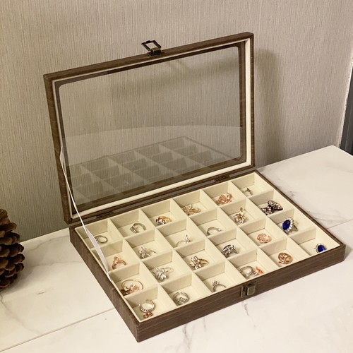 饰品收纳盒看货盘容量大款式多