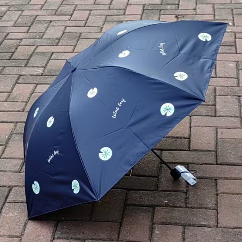 天堂伞2026新款折叠伞正品遮阳伞女印花超轻便携铅笔伞防晒黑胶伞