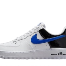 Nike耐克AirForce1空军一号白蓝黑低帮气垫防滑DQ7570-400华中仓