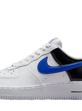 Nike耐克AirForce1空军一号白蓝黑低帮气垫防滑DQ7570-400华中仓
