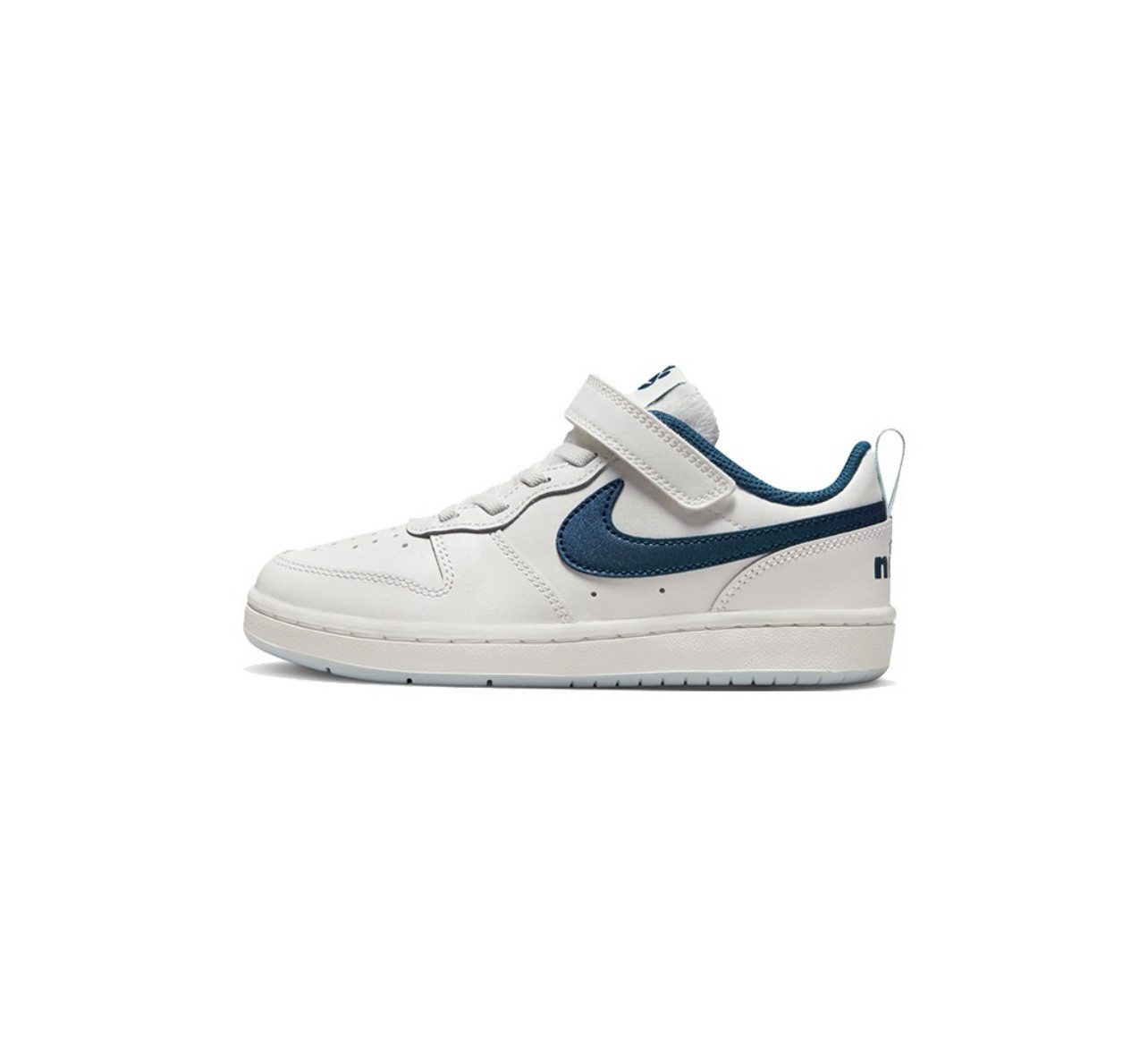 耐克/nike court borough low2幼童运动鞋魔术贴板鞋dq5980-100