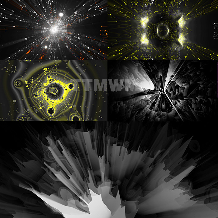 5个vjloop高清动感频闪视频素材舞台背景大屏幕Cosmic Pulse