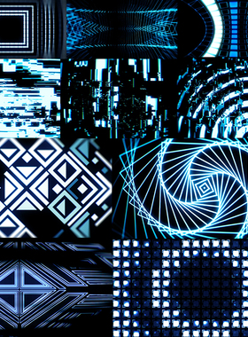 99Resolume高清1080P视频素材VJSurvivalKit4大屏vjLED舞台背景