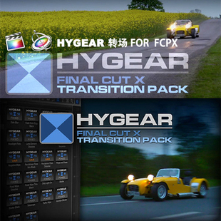 FINAL CUT PRO X HyGear 转场插件 FCPX Transition BBC TOPGEAR