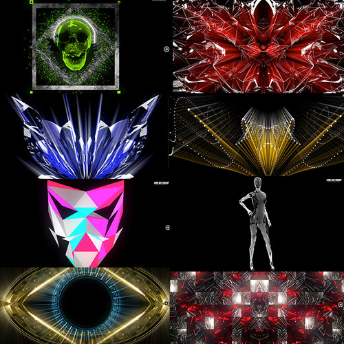 20个抽象科技动感动画视频素材 LIME ART  Compilation VJloop