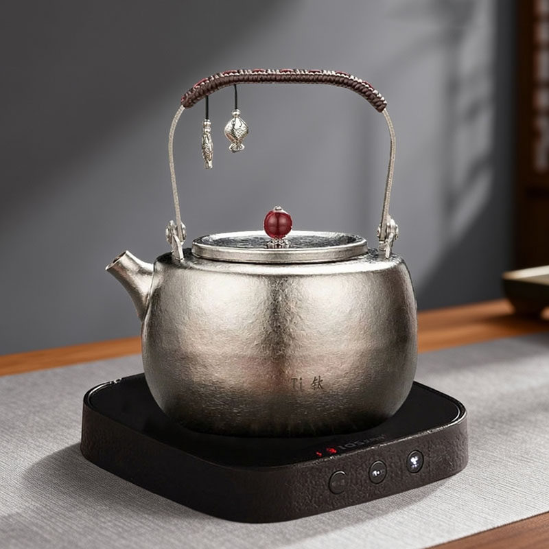 铸铁电陶炉煮茶壶茶具套装家用烧水泡茶壶新款电磁电热煮水壶高档