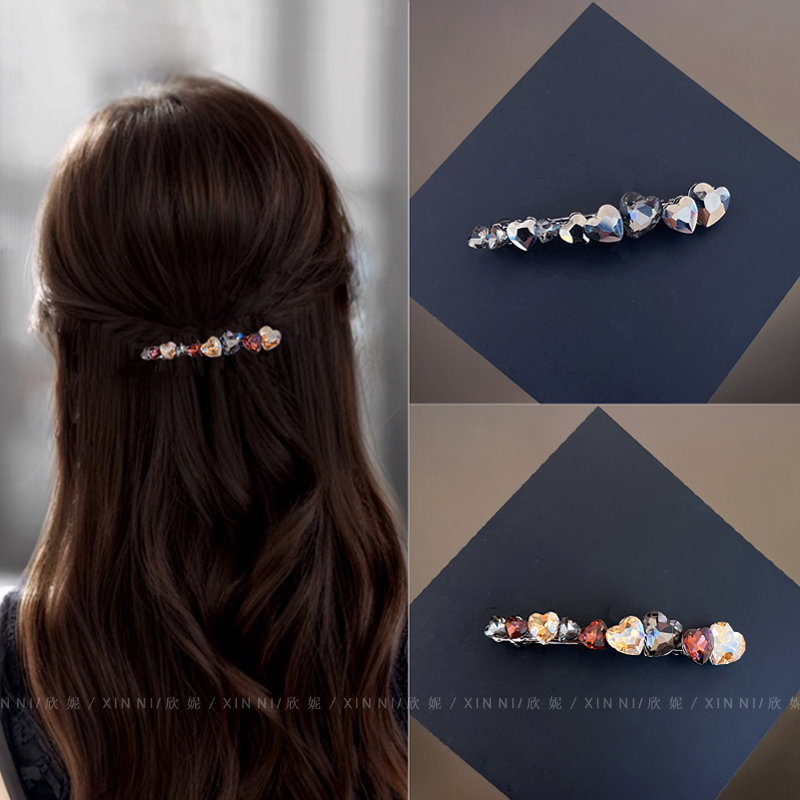 韩式后脑勺一字弹簧夹发夹