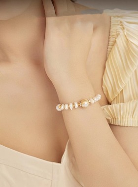 不规则异形淡水珍珠手链韩版手串