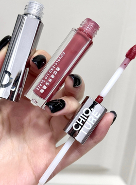 镜面持光！稚优泉双头唇釉s04镜面水光唇油唇蜜女不沾杯口红唇彩