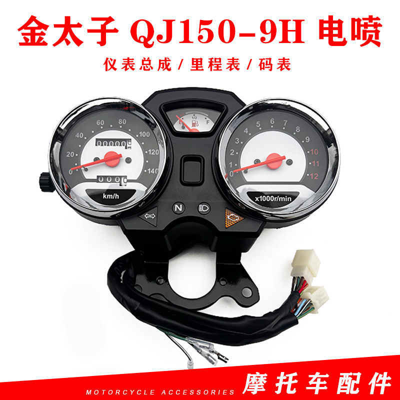 钱江摩托车金太子QJ150-9H电喷仪表总成 里程表 码表仪表壳公里表