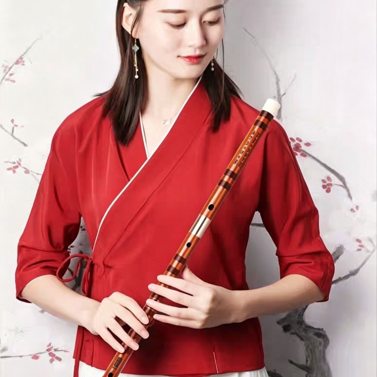 禅意新款中式改良唐装交领汉服七分袖上衣中国风民族复古茶服大码