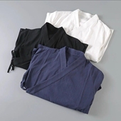 上衣唐装 秋冬新款 300大码 德绒面料中式 系带交领汉服改良日常长袖