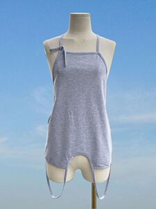 成人护肚夏季肚兜睡衣冰丝薄款大人肚子防着凉连腿系带大码300斤