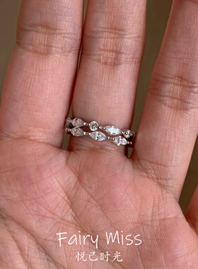 高碳钻马眼排戒开口时尚简约个性