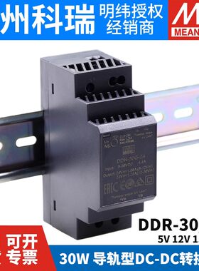 明纬DDR系列DC-DC导轨式开关电源