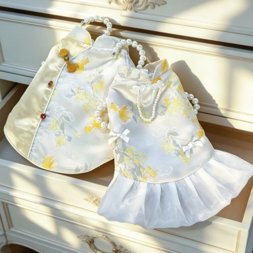 宠物新中式结婚服支持量尺定制