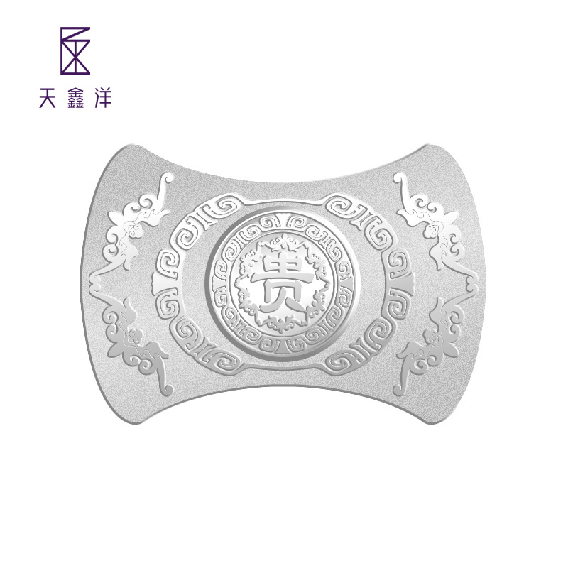 足银999白银50克银铤银条