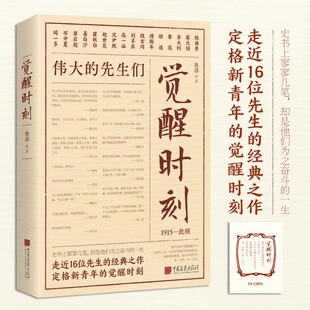 觉醒时刻（1915-此刻）-伟大的先生们陈独秀蔡元培李大钊鲁迅胡适傅斯年钱玄同等先生作品包含小说论文述学诗歌等题材书籍