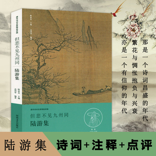 但悲不见九州同·陆游集 唐宋诗词名家精品类编  陆游诗词全集选古诗词大全集中国古诗词书籍