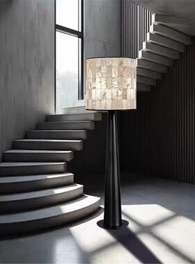 家居装饰落地灯客厅大气云石灯别墅氛围灯样板房房间酒店灯具立式