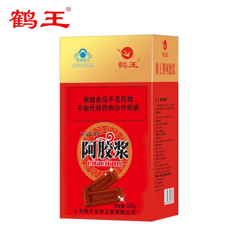 正品鹤王阿胶浆300g/瓶 阿胶红枣枸杞配方蓝帽认证保健食品日常饮