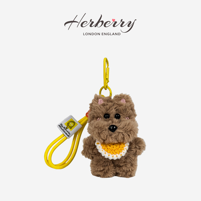 英国HERBERRY毛绒小狗包挂件
