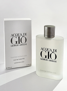 满35包邮 GIO寄情水男士小样试香水EDT 干净水生清新柑橘斯文淡雅