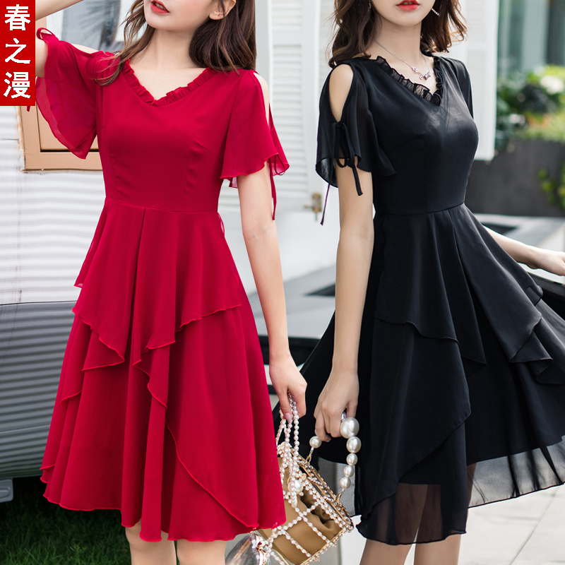胖妹妹雪纺小礼服平时可穿大码女晚宴会名媛聚会显瘦洋装mm连衣裙|ruв категории Женская одежда, Cвадебные платья, платье/вечернее платье - от Buy2taobao.com для оказания профессиональной услуги покупки агента Taobao