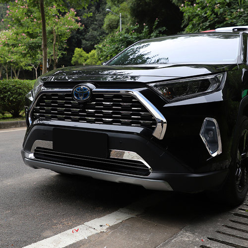 rav4全新荣放不锈钢专用前中网