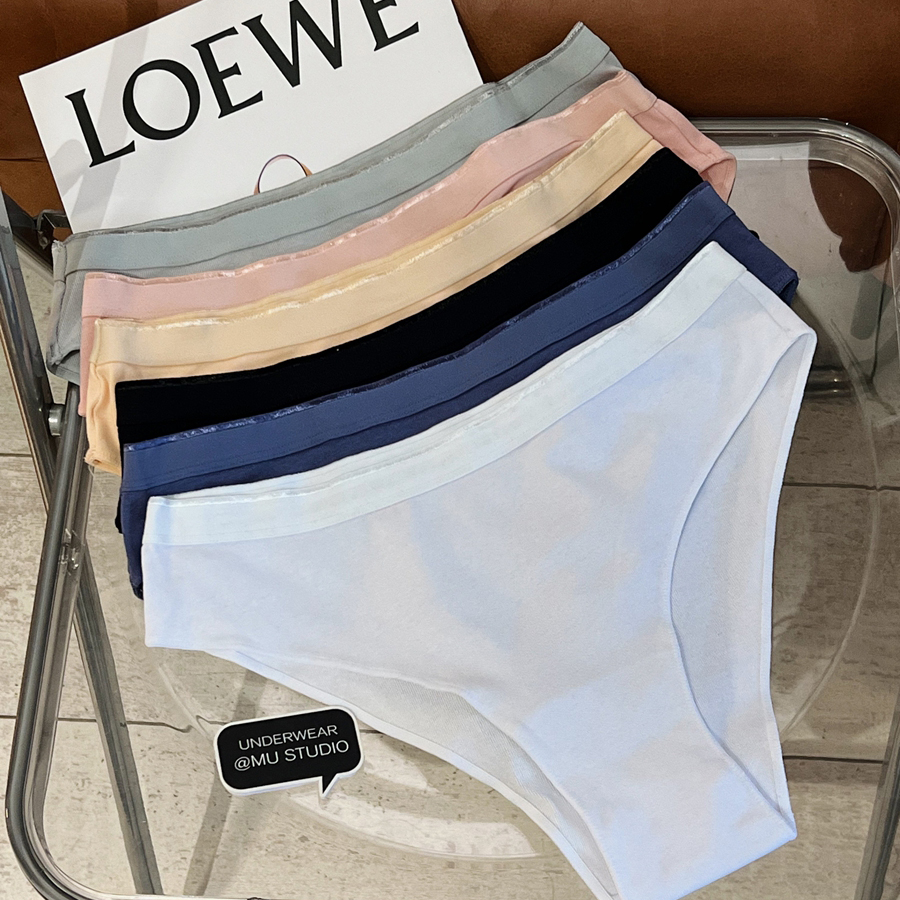 欧美中高腰纯棉内裤包臀舒适高弹