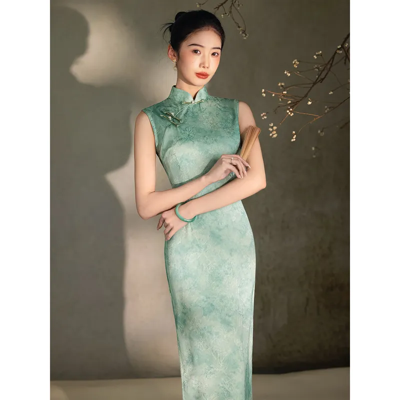 新中式旗袍女2026秋修身显瘦