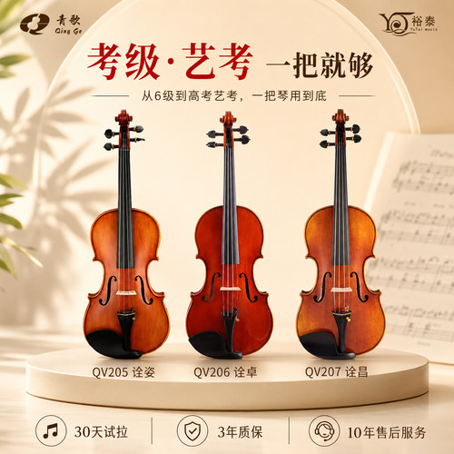 青歌2系列纯手工演奏考级小提琴