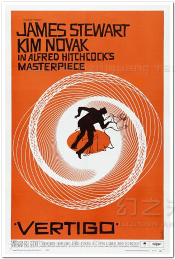 迷魂记/希区柯克/电影海报/原版授权/艺术电影/装饰画