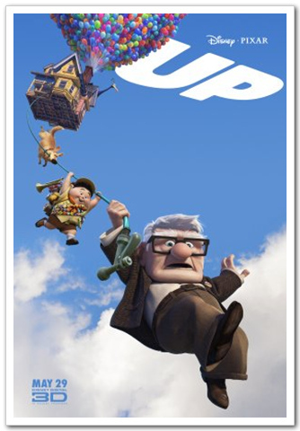 飞屋环游记艺术风电影海报授权