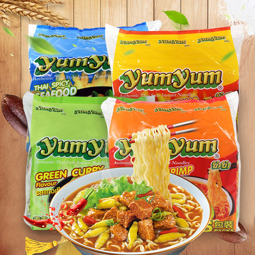 泰国进口yumyum养养冬阴功方便面多口味汤面 整袋5包 70gX5包泡面 - 封面