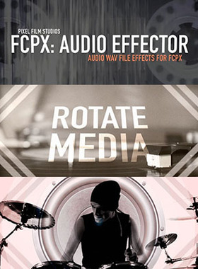 Final Cut Pro X 插件 Audio Effector 音频效果器 for FCPX滤镜