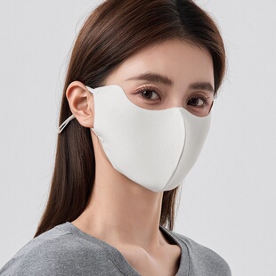 蕉下腮红防晒口罩护眼角防紫外线女春夏开车防风面纱凉感防晒面罩