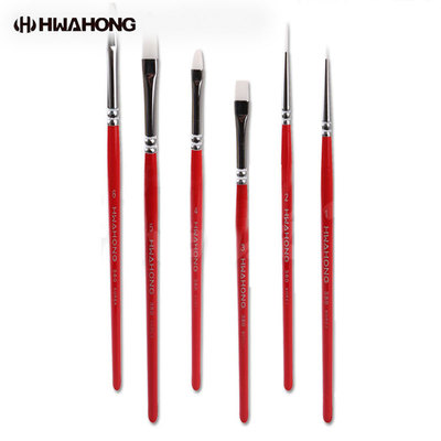 韩国进口华虹尼龙多功能油画笔