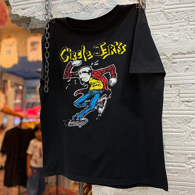 CircleJerks复古纯棉短袖T恤男